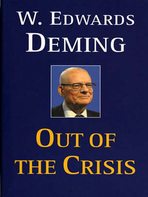 Cover image for Out of the Crisis